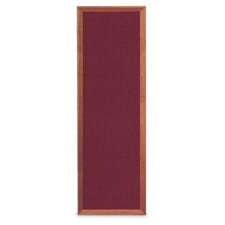 United Visual Products Slim Style Indoor Enclosed Corkboard, 24 UVRDS23SBH-BLACK-CLOUD